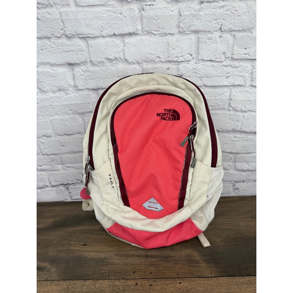 The North Face Vault Backpack Coral Laptop School Travel Bag Gorpcore Outdoor